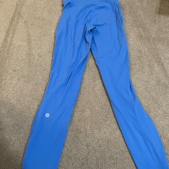 Lululemon BLUE NILE Size 2 Base Pace High-Rise Running Tight 25'' Brushed Nulux - Picture 2 of 4